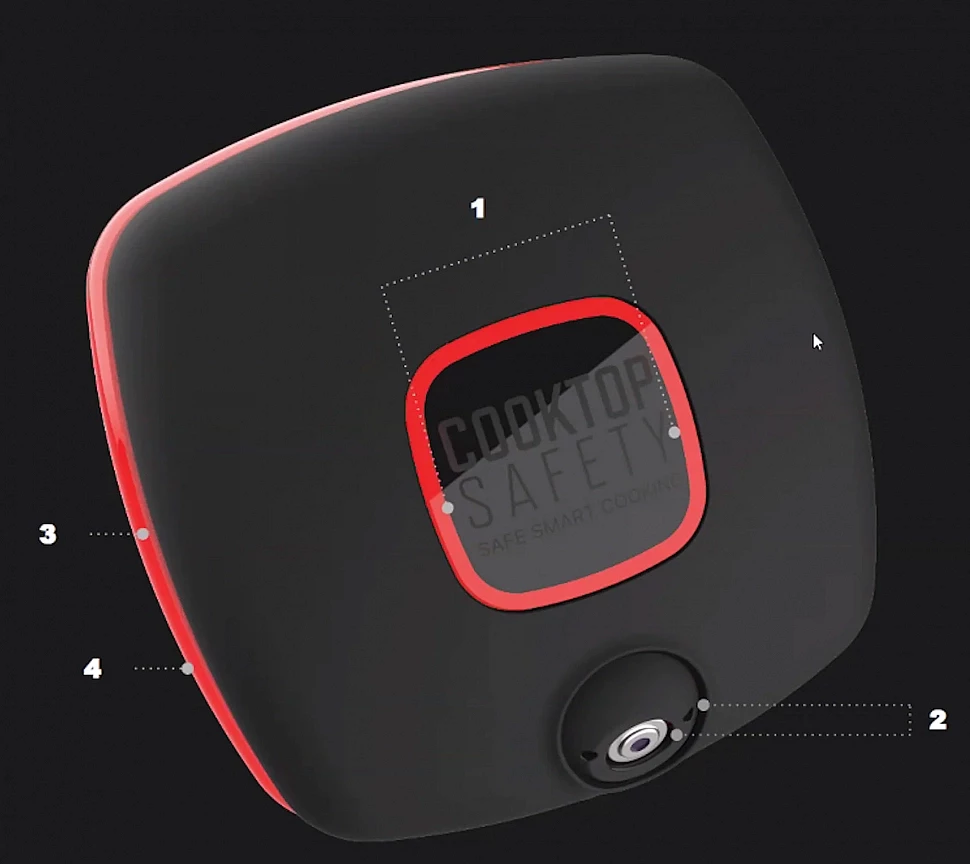 CTS Smart Kitchen Sensor с блоком отключения питания для электрической плиты CTS Smart Kitchen Sensor с блоком отключения питания для электрической плиты