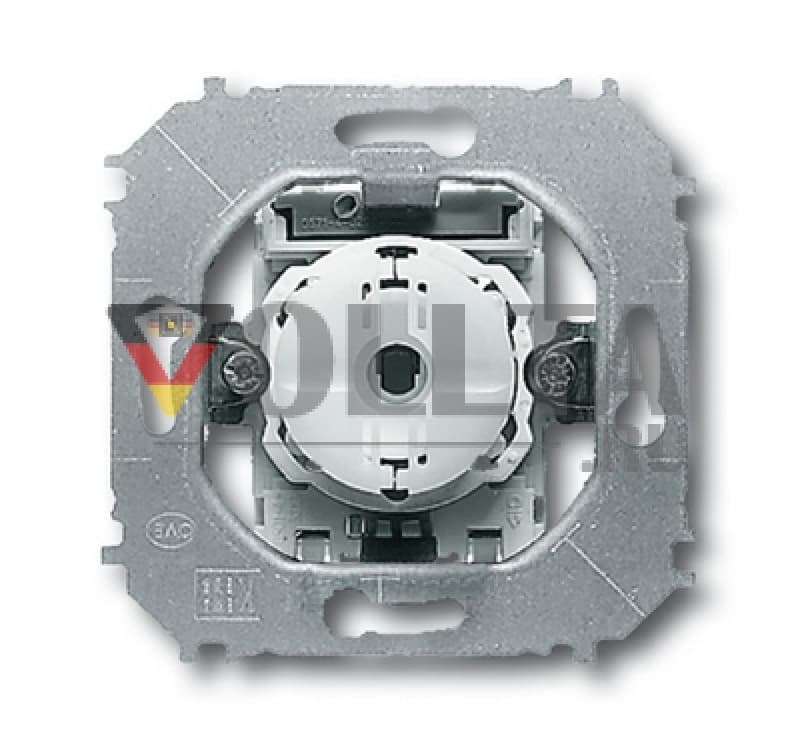 Busch-Jaeger 2001/6U Кнопочный механизм, 10А, как выключатель/переключатель, перекидной