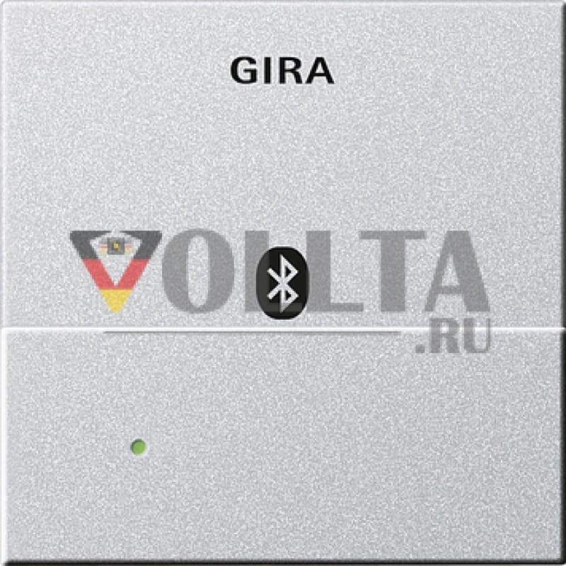 Gira 228526 System55 насадка USB Mikro-B для вставки док-станции, цвет: алюминевый