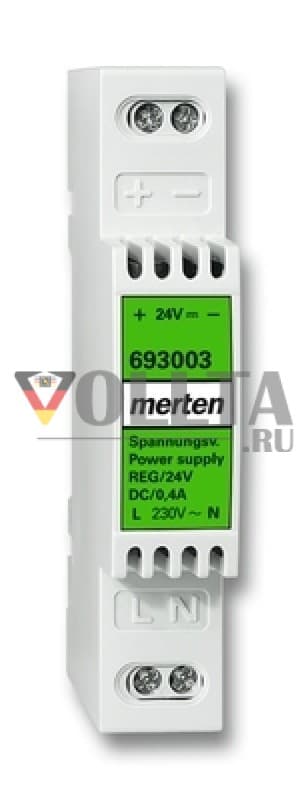 Schneider серия: Merten 693003 Блок питания 0,4А 24V