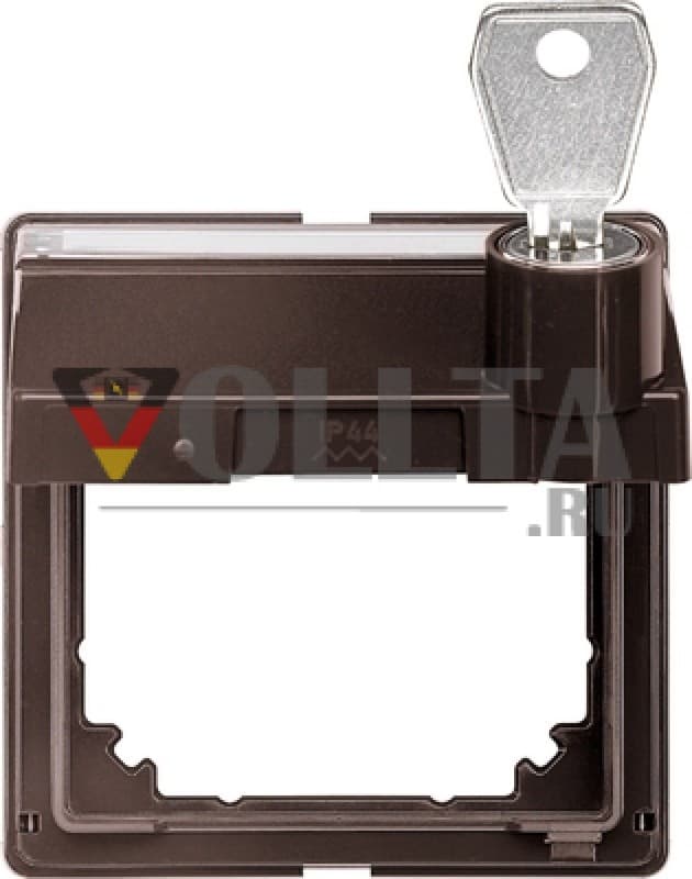Merten 516315    Aquadesign   Промежуточная рамка / адаптер,цвет:темно-коричневый