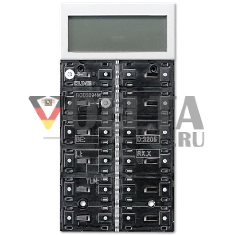 Jung RCD3094MWW FD-design KNX Комнатный контроллер Modul цвет: альпийский белый 