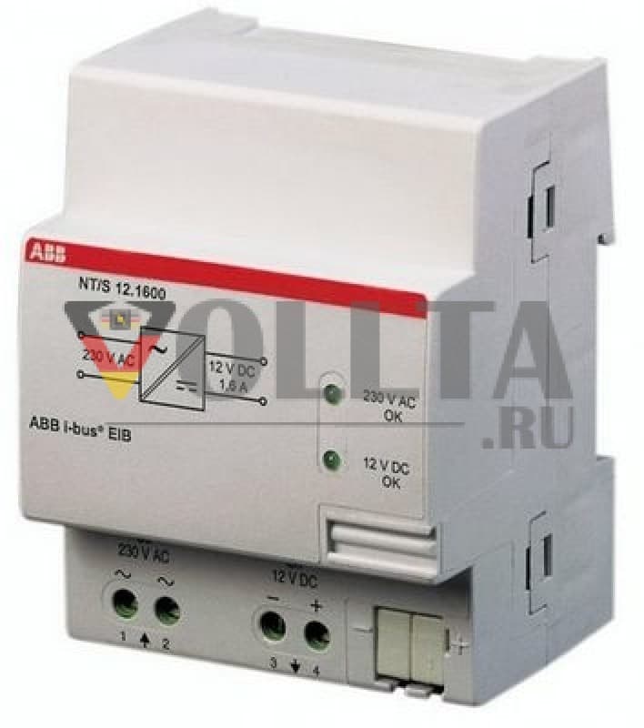 ABB NT/S12.1600 Электропитание 12VDC 1,6А