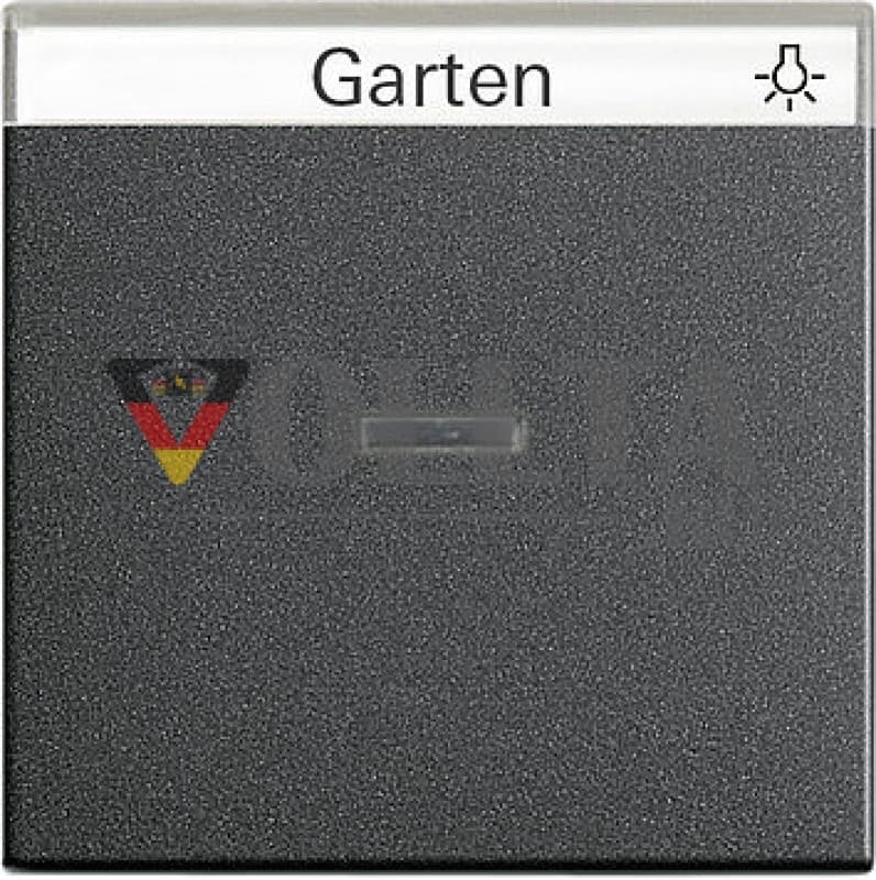 Gira 067028 System55 контрольный-выключатель света/датчик, крышка, цвет:антрацит