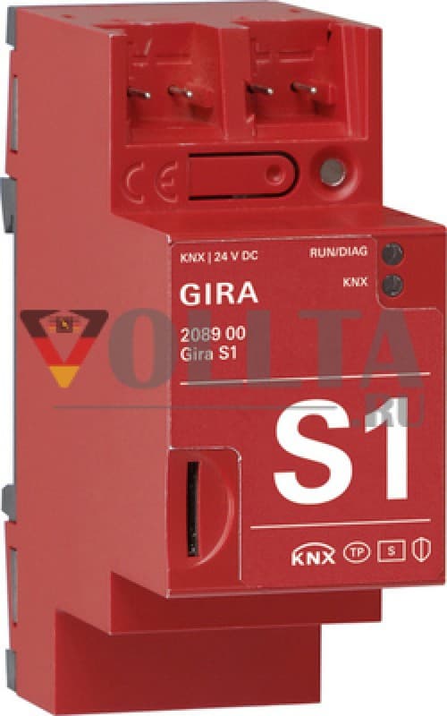 Gira 208900 S1 интерфейс zur Fernwartung KNX 24V