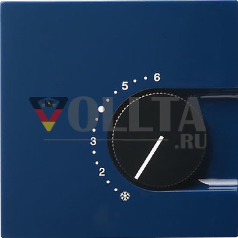 Gira 039046 S-Color Регулятор температуры помещения,  цвет: голубой, тон:глянец