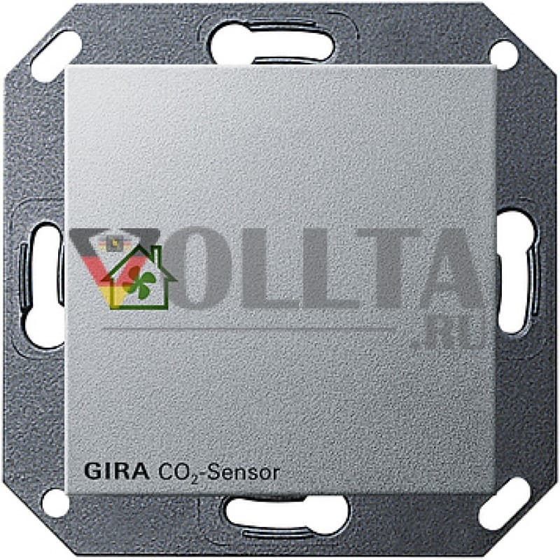 Gira 238126 System55 CO2-Sensor цвет: алюминевый