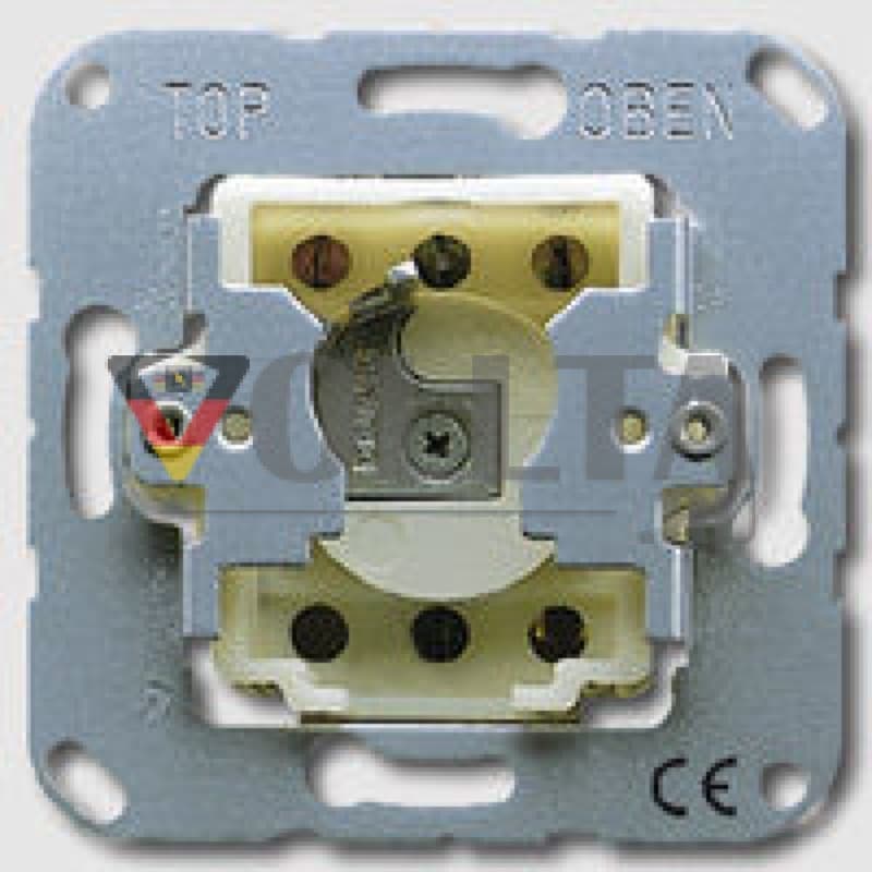 Jung 106.28 панель переключателя с замком 16А, двухполюсной выключатель/переключатель, перекидной