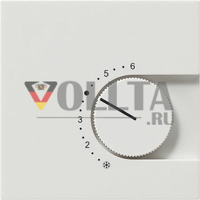Gira 0391112 Ширококлавишный выключатель Регулятор температуры помещения,  цвет:чисто белый, тон:глянец