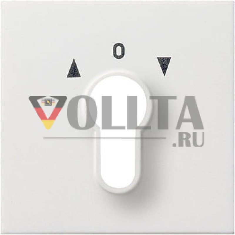 Gira 0664112 Ширококлавишный выключатель панель переключателя с замком крышка, цвет:чисто белый, тон:глянец