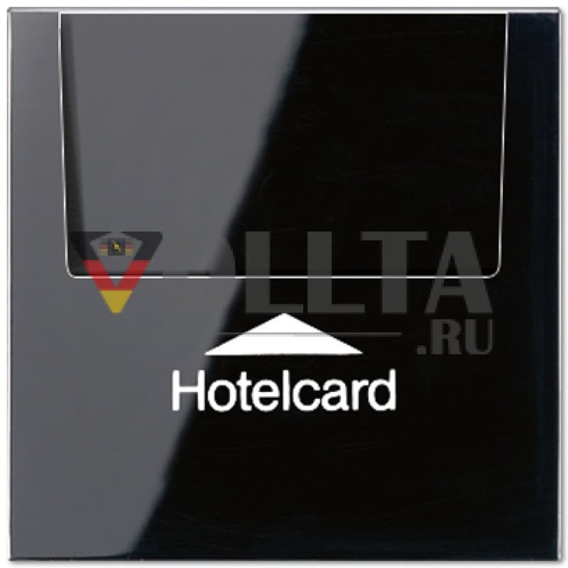 Jung LS590CARDSW LS990 Выключатель карточный для отелей выключатель крышка, цвет: черный